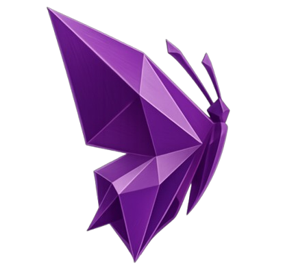 Borboleta poligonal — símbolo da transformação